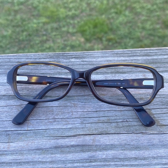 Jimmy Choo Glasses Frames brown with gold accent Made in Italy 54[]15 140 - Picture 2 of 10